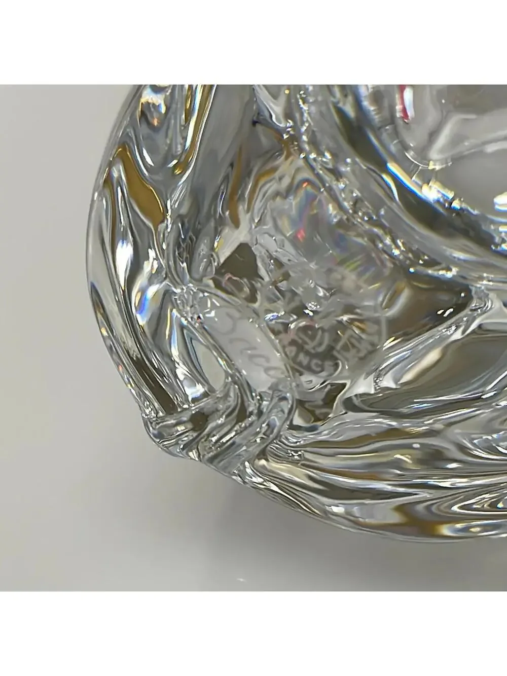 Baccarat Clear Gold Red Crystal Glass #278533B65B